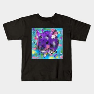 Colorful Chinchilla Kids T-Shirt